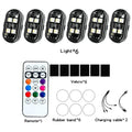 8 Colors Remote Wireless LED