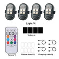8 Colors Remote Wireless LED